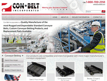 Tablet Screenshot of conbelt.com